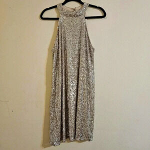 Cable & Gauge | Dresses | Cable Gauge Green Sequined Midi Dress Capped  Sleeve Scoop Neck | Poshmark